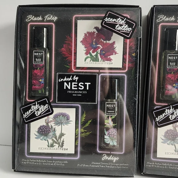 NEST Fragrances Inked Set with Black Tulip and Indigo - 3 Pack